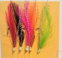 Shamrock Tackle Coloured Mackerel Feather