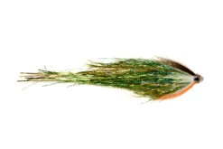 Fulling Mill Pike Tube Fly Green'N'Gold 35cm