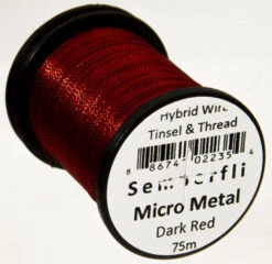 Semperfli Micro Metal -Fishing Products Store Micro Metal Dark Red 2