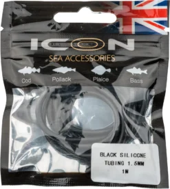 Icon Black Silicone Tubing
