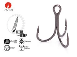 VMC 2X Inline 7554 Treble Hook Size 2/0